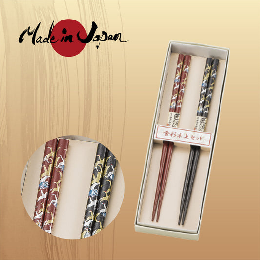 Crane Lacquerware Chopstick Set