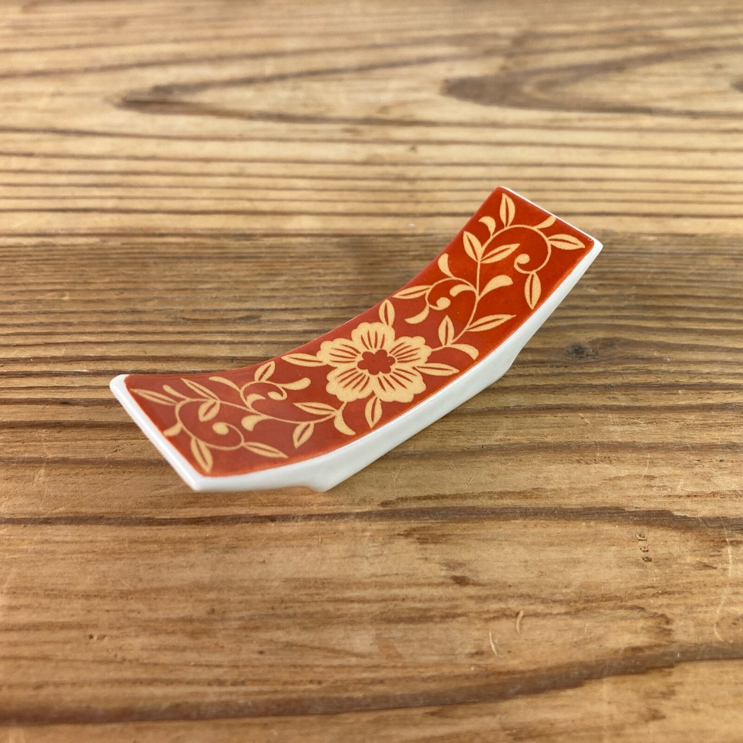 Japanese Dinnerware Mino ware Floral Chopstick Rest 7