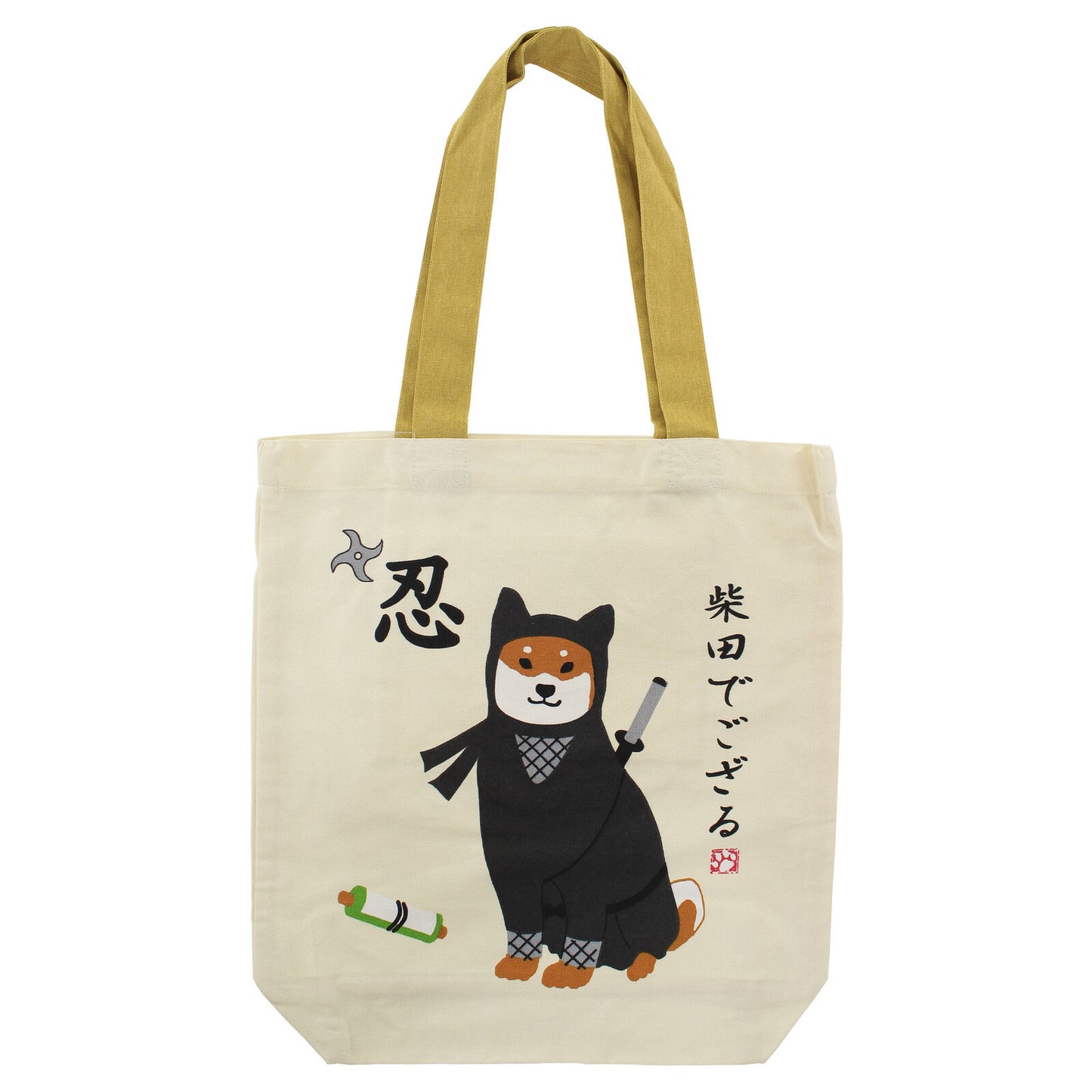 Shiba Inu Tote Bag(Ninja Yellow)