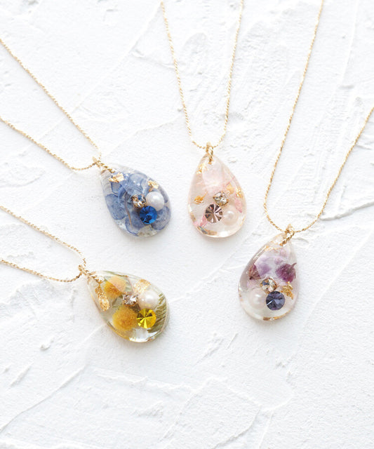 Birth Month Flower Necklace