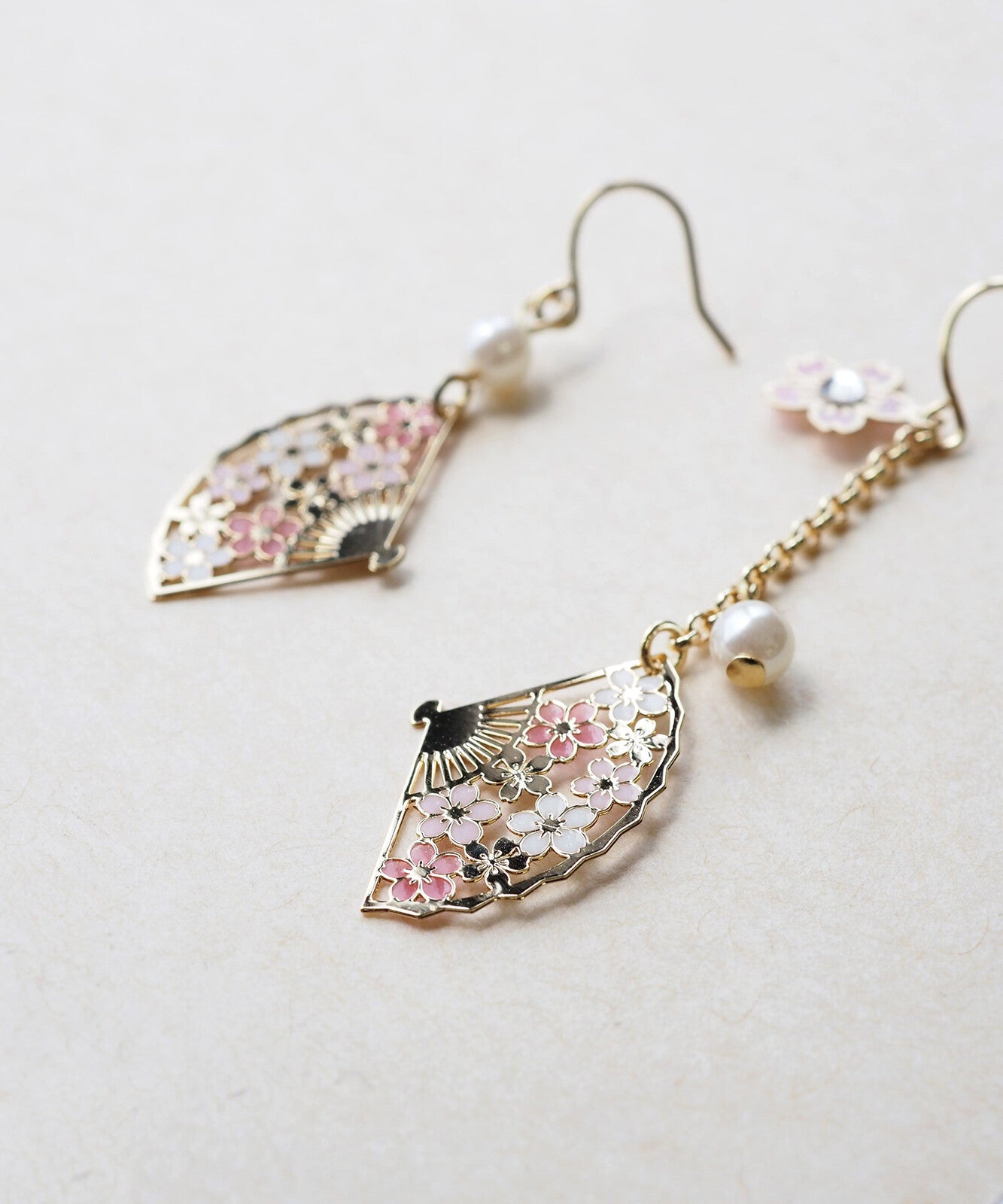 Japanese Fan Earrings