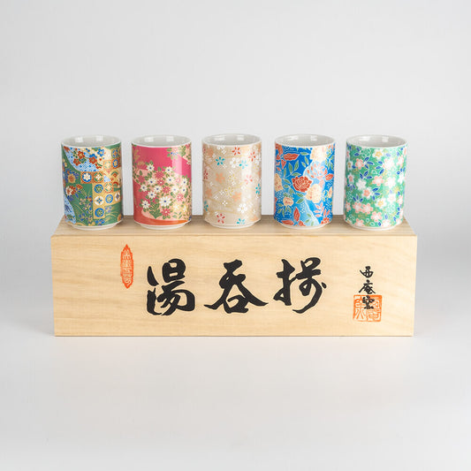 Japanese Dinnerware Mino ware Tea Cup Set 1