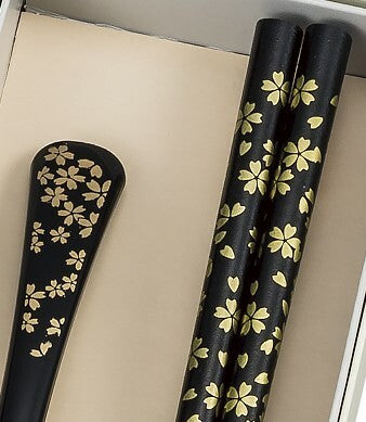 Yamanaka Lacquerware Chopstick Spoon Gift Set