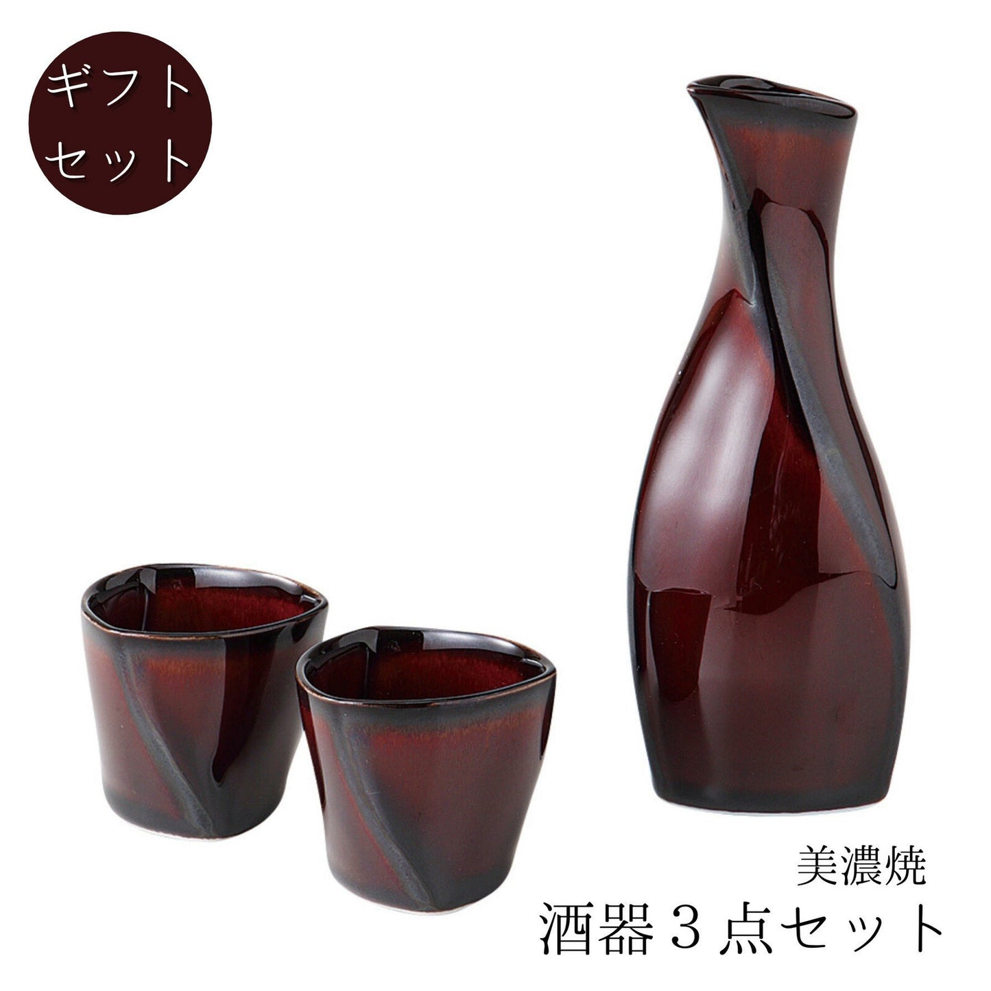 Tokkuri Minoware Sake Set