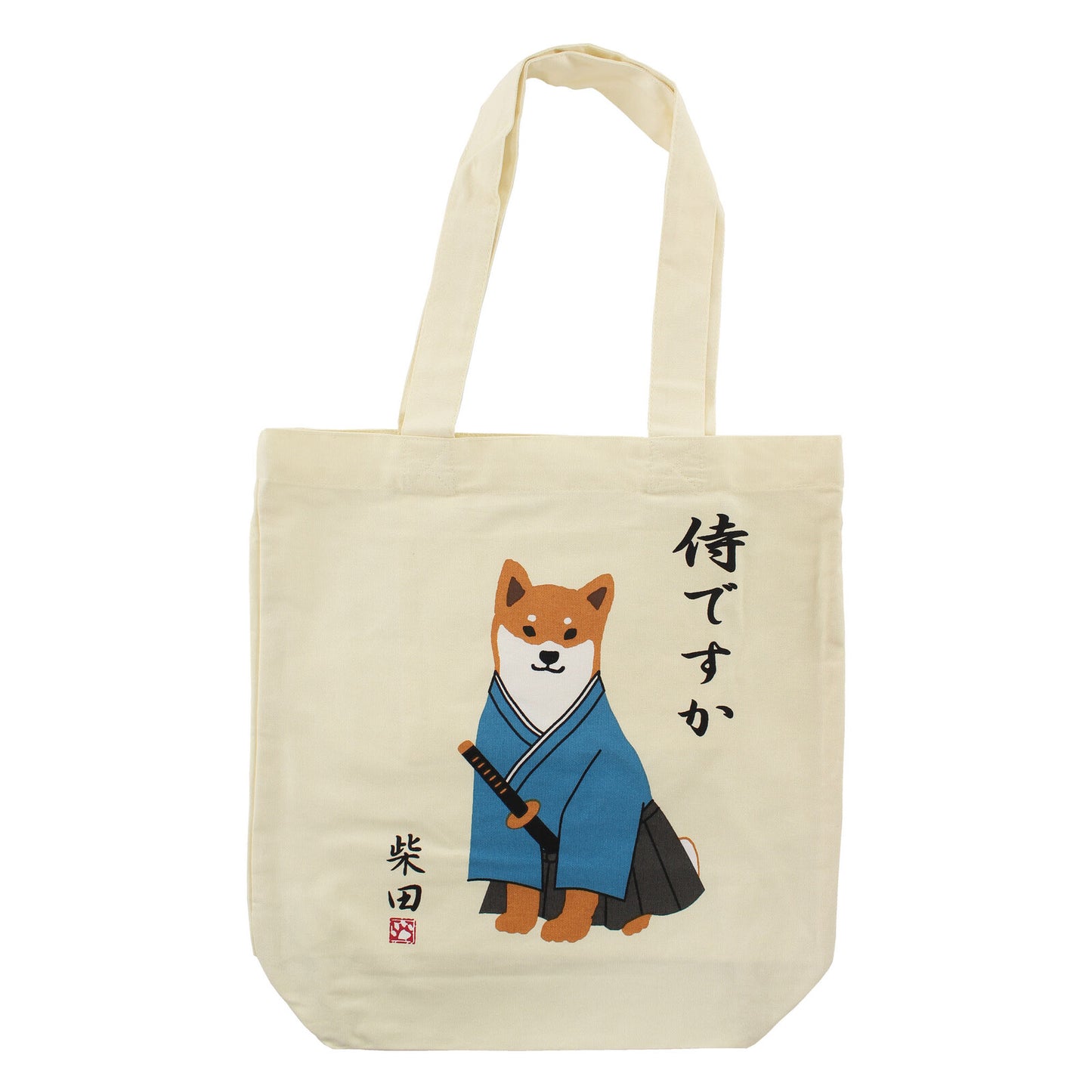 Shiba Inu Tote Bag(Sword)
