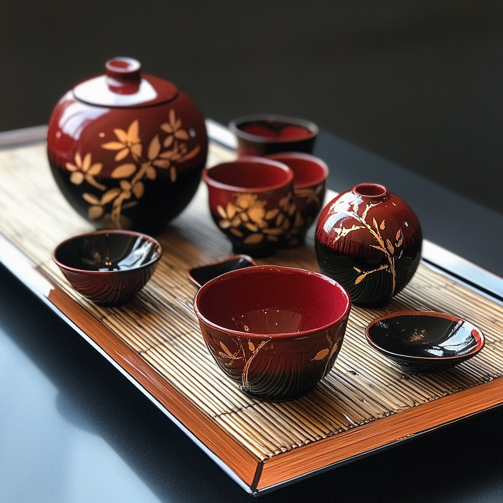 Load video: Description of Yamanaka lacquerware